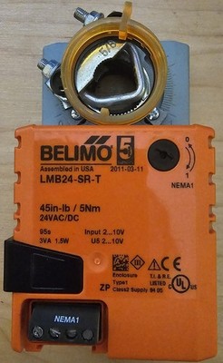 Belimo LMB24-SR-T Damper Actuator 45 in-lb Non fail-safe AC/DC 24V Modulating