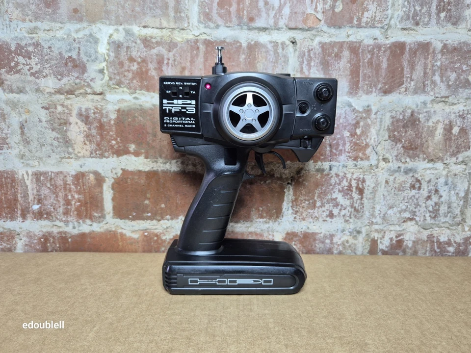 HPI TF-3 RC Radio Transmitter AM 27MHz 2 Channel Nitro/Electric Trophy RS4 Hyper - Image 2 of 4