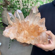 6.6lb Natural Clear White Quartz Crystal Cluster Rough Healing Specimen