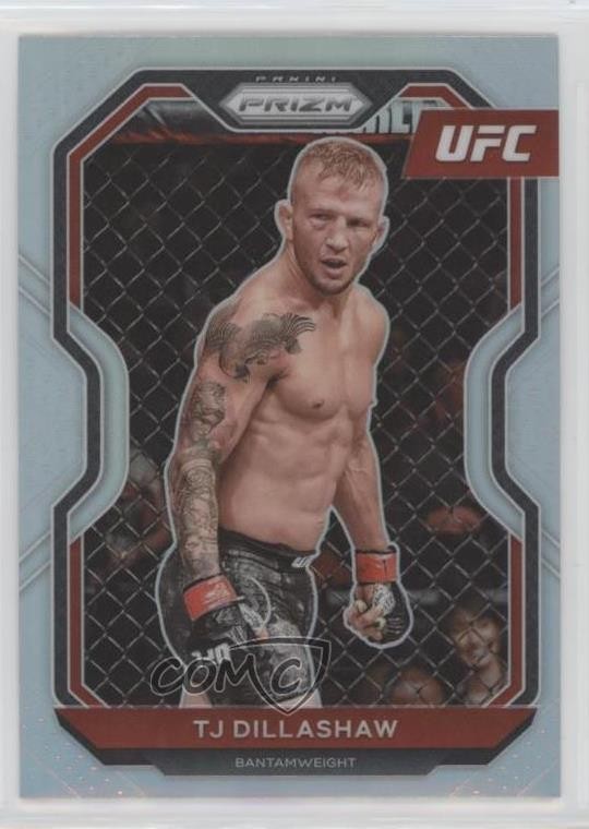 2021 Panini Prizm UFC Silver Prizm TJ Dillashaw #23 0y89