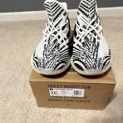 Yeezy Boost 350 V2 Zebra size 11 1/2 White/Black/Red