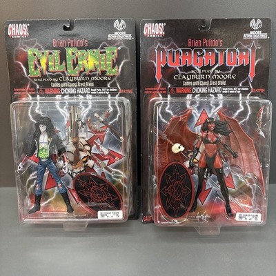 Chaos! Comics Brian Pulido's PURGATORI CM7004 & EVIL ERNIE CM003 By Moore, NMOC