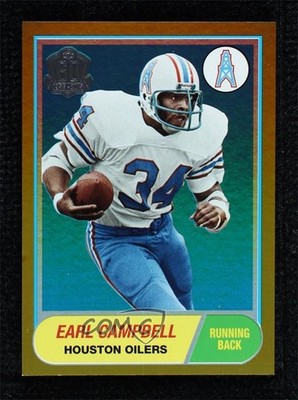 2015 Topps 60th Anniversary Road to Victory Gold 34/150 Earl Campbell HOF 00d2