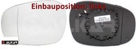 Alkar 6431861 Spiegelglas FüR AußEnspiegel Links FüR Bmw