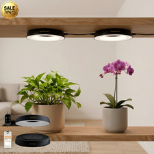 2PCS Linkable LED Full Spectrum Auto Timer Grow Light for Indoor Plants Flower