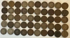 Lot of 50 Indian Head Pennies Lot (1859–1909) Mixed Date Cents (BB)