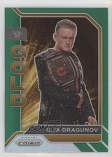 2022 Panini Prizm WWE WWE Gold Green Prizm Ilja Dragunov #17 1g2u