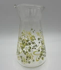 Vintage PYREX Crazy Daisy Spring Blossom Glass Carafe Pitcher VG