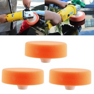 ''Get Mirror Like Finish with 3 Orange Poling Schwamm Heads for Autopolitur''