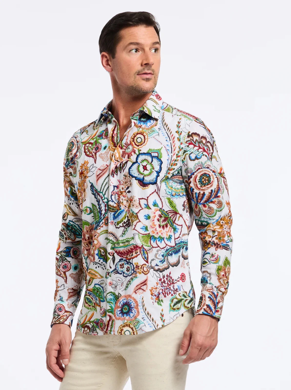 Robert Graham PALAWAN Embroidered Floral Masterpiece 2XL $348 NWT Classic Fit
Opens in a new window