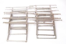 Large Lot 12 Vintage Kodak Stainless Steel 4x5 Sheet Film Developing Hangers