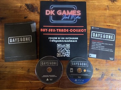 Days Gone-PS4/PS5-Steelbook-CIB-w/ Soundtrack-TESTED & WORKING