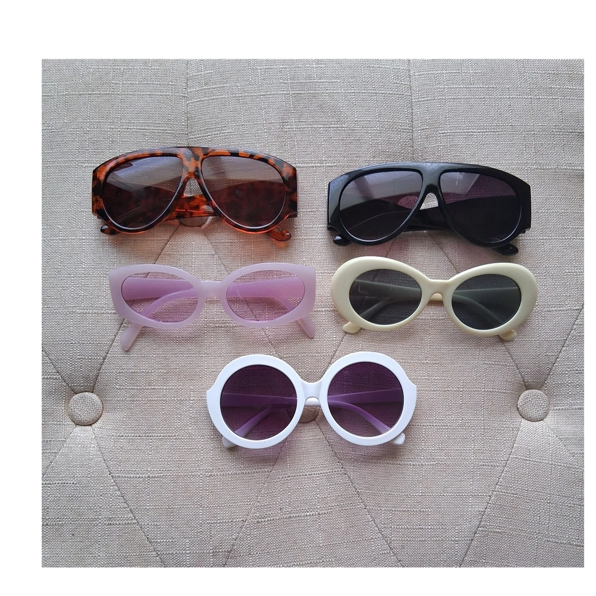 Lot of 5 Women’s Sunglasses – Mixed Styles – Used I main image 3