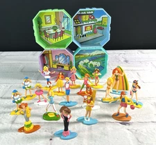 RARE! Vintage Tara Toy Tiny Teenie Dolls & Stackable Modular Environments