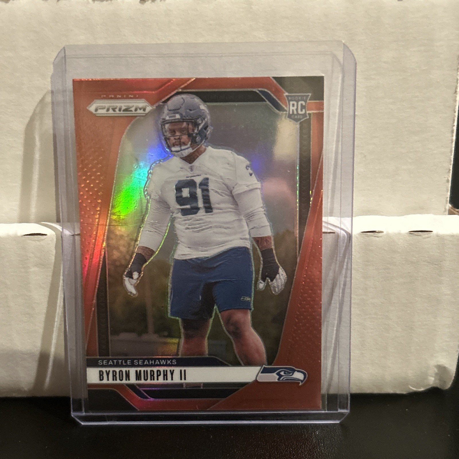 2024 Panini Prizm Football Byron Murphy II RED RETAIL SSP ROOKIE CARD #317 RC