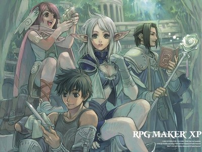 Anime Rpg Maker Elves Wizard Fantasy Art Sitting 11x17 Poster