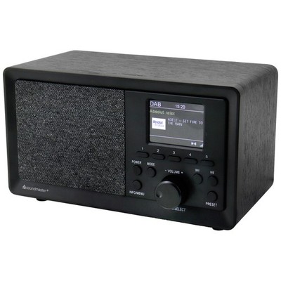 soundmaster DAB350SW Tischradio DAB+, UKW USB  Inkl. Lautsprecherbox, Weckfun...