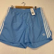 NWT Adidas Originals Men's Classic Sprinter Shorts semi blue burst XL MSRP 45