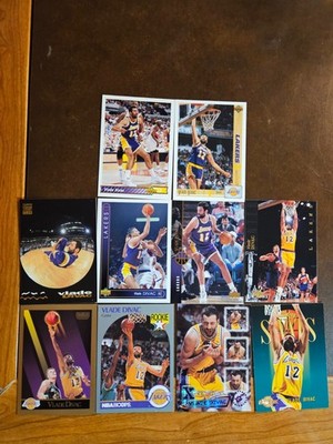 VLADE DIVAC - **Premium Lot of 10 different (2 RC's)** - Lakers - (NRMT-MINT) #1