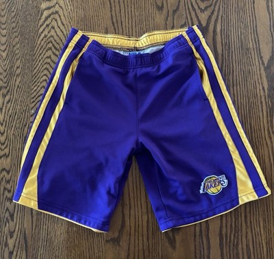 LOS ANGELES LAKERS Basketball Shorts NBA OFFICIAL Boys/Youth Medium VTG Vintage