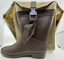 White River Fly Shop Three Forks Lug Sole Hip Waders for Men-Light Brn-12Regular