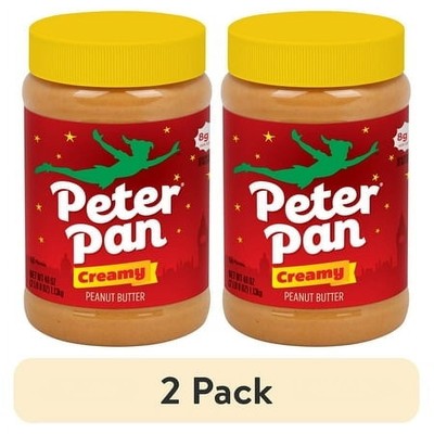 Creamy Smooth Peanut Butter Spread Gluten-Free 40 oz Twin Pack Jar