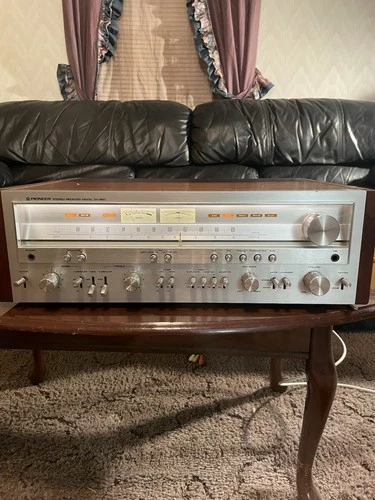 Pioneer SX-850 Stereo Receiver Vintage Silver Face Wood Case