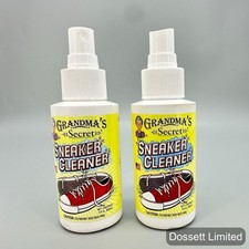 2-Grandma's Secret Sneaker Cleaner 3 fl oz Shoe Cleaner Spray Made in USA Canvas