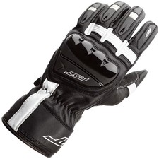 RST Motorbike Motorcycle Sports Pilot Ce Leather Gloves - Black White