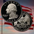 New Listing(Random Date) 25C PROOF Washington Quarter RARE! PREMIUM QUALITY!