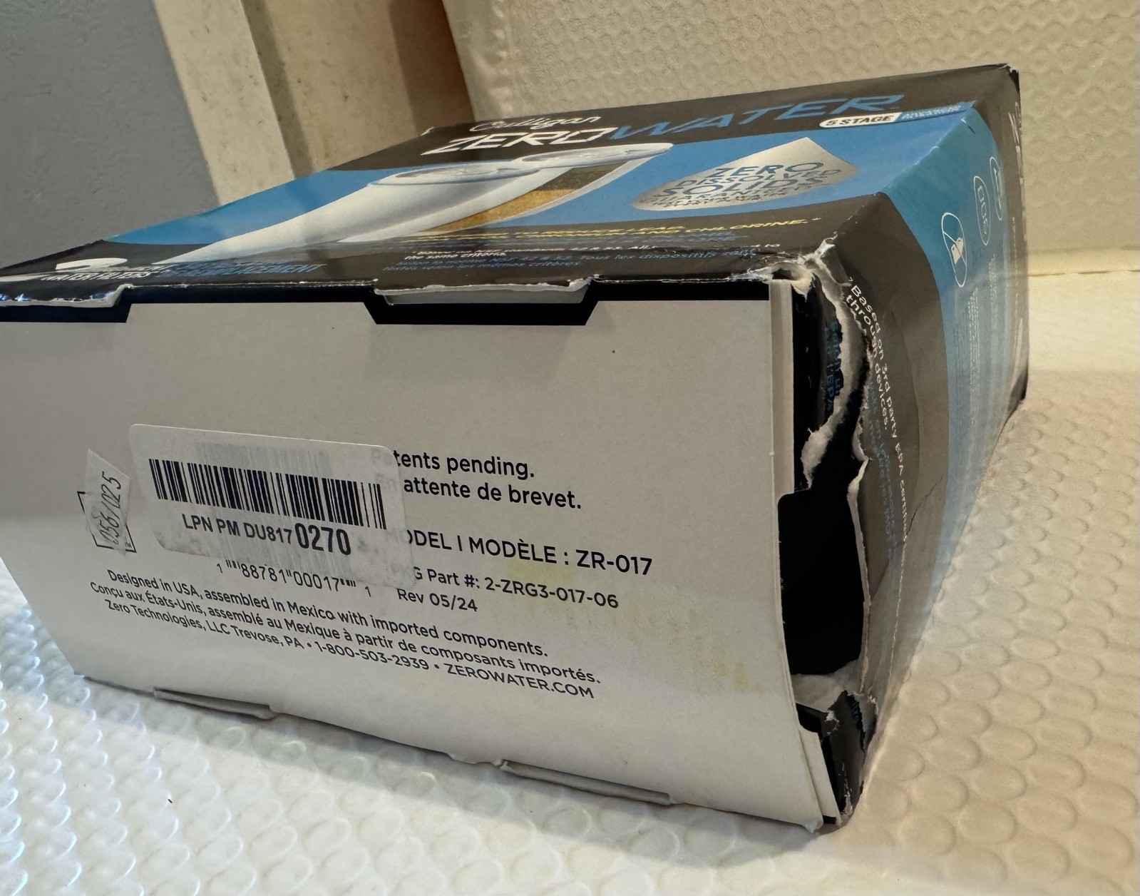 2 Pack Zero Water Filter 5 Stage Advanced Filtration ZR-017 Replacement New