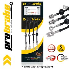 Stahlflex Bremsleitung Schwarz für Mercedes-Benz CLK 320 C209 (2002/06-2009/05)