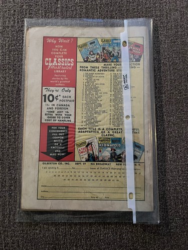 Classics Illustrated Comic #41 FR JP - Picture 2 of 2