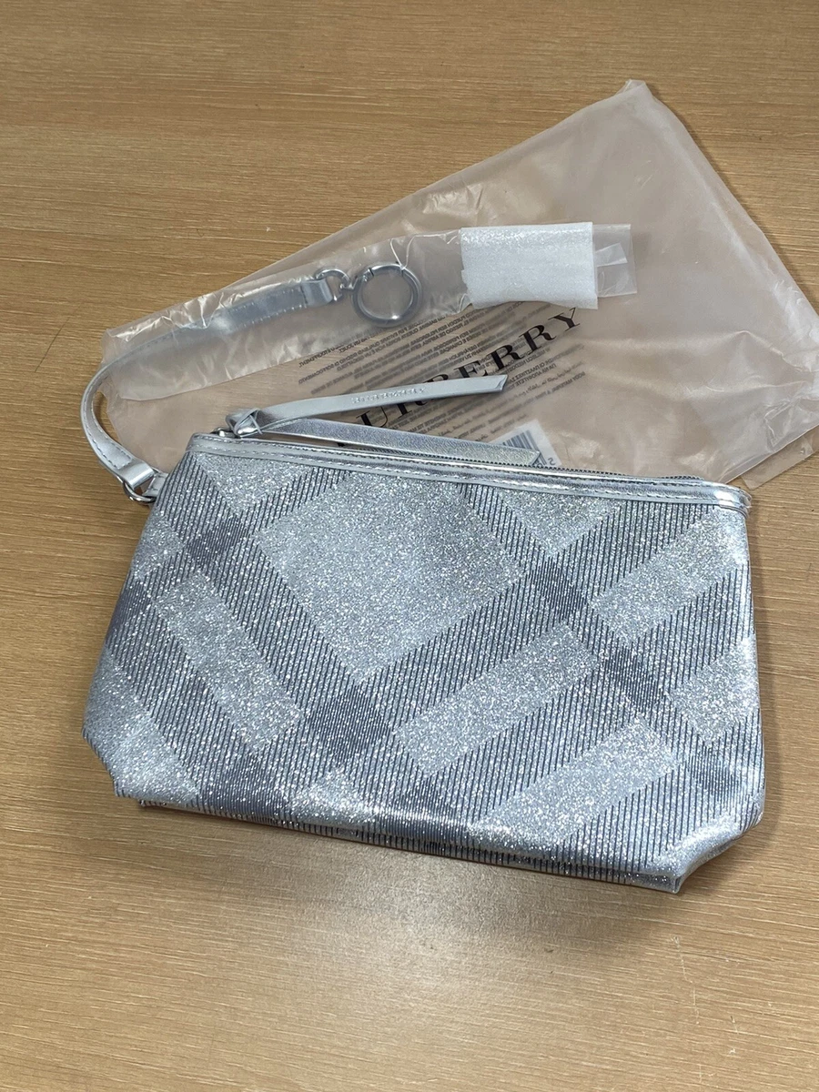 Burberry zipper cosmetic travel bag eBay