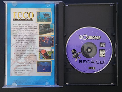 Bouncers (Sega CD System, 1994) Authentic & Complete With Registration Card! - Picture 8 of 24