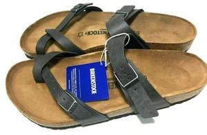 Birkenstock Mayari Anthracite Grey Birko-Flor Sandal Womens 11 Men 9 EU 42 Slide 886925554572 | eBay