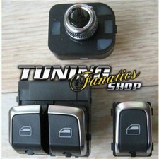 Schalter Taster Spiegel Audi A1 S1 8X / A2 Original Audi Alu Chrom Fensterheber