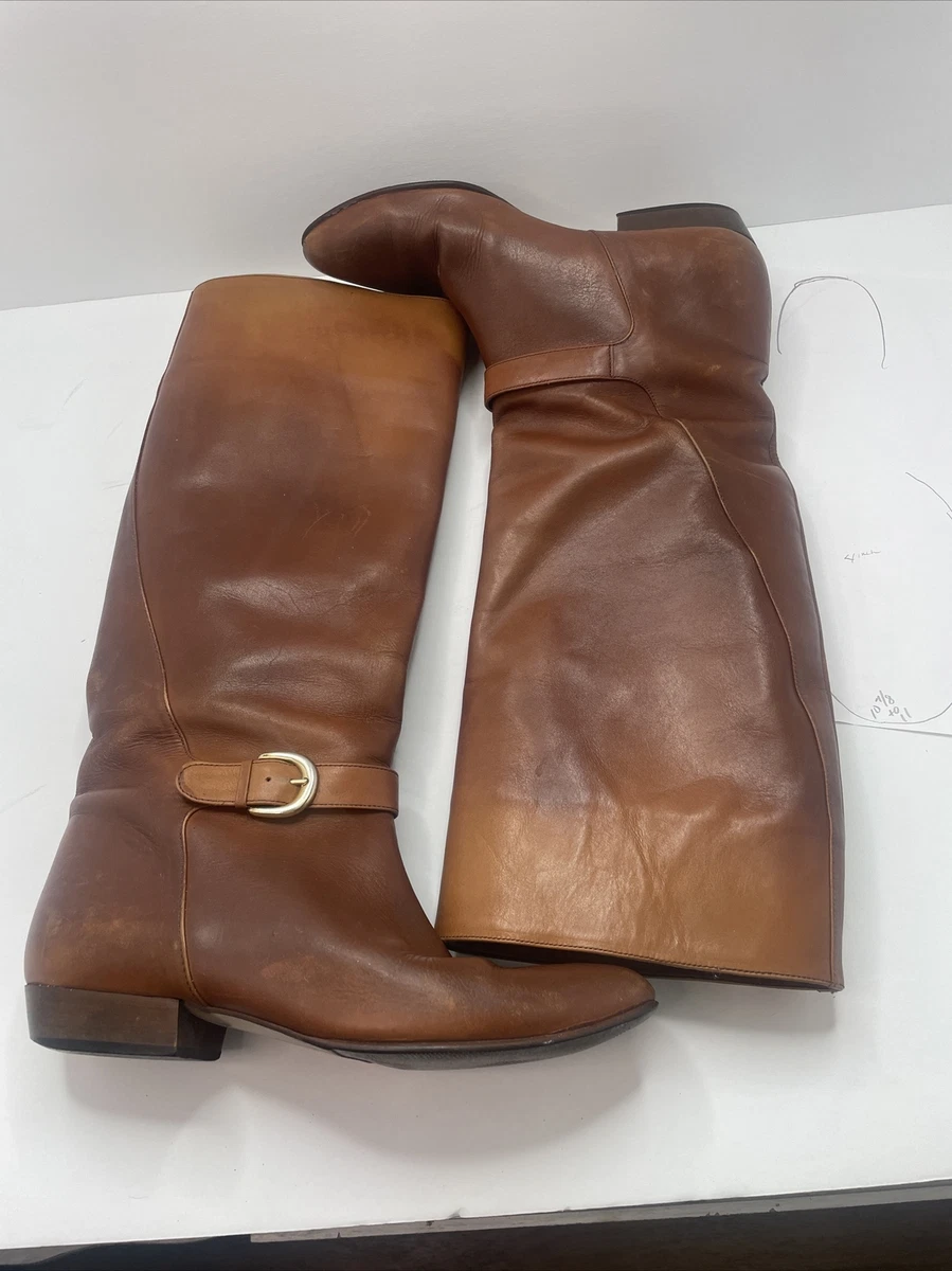 Valerie Stevens Brown Leather Lace-Up Chukka Boots Valerie Stevens Brown Ankle Boots for Women for sale | eBay main image 4