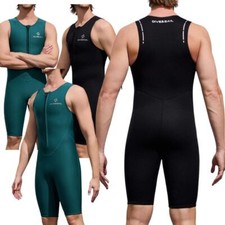 Men Wetsuit Beachwear Swimwear 2mm Jumpsuit Thermal Sleeveless Quickly-Drying