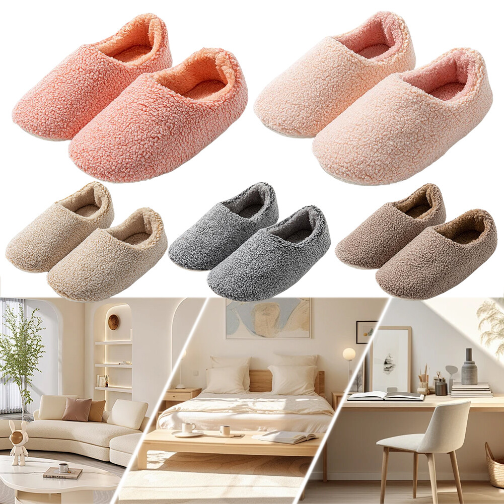 SAOLA Pantofole donna peluche camera da letto casa scarpe comode antiscivolo per autunno inverno