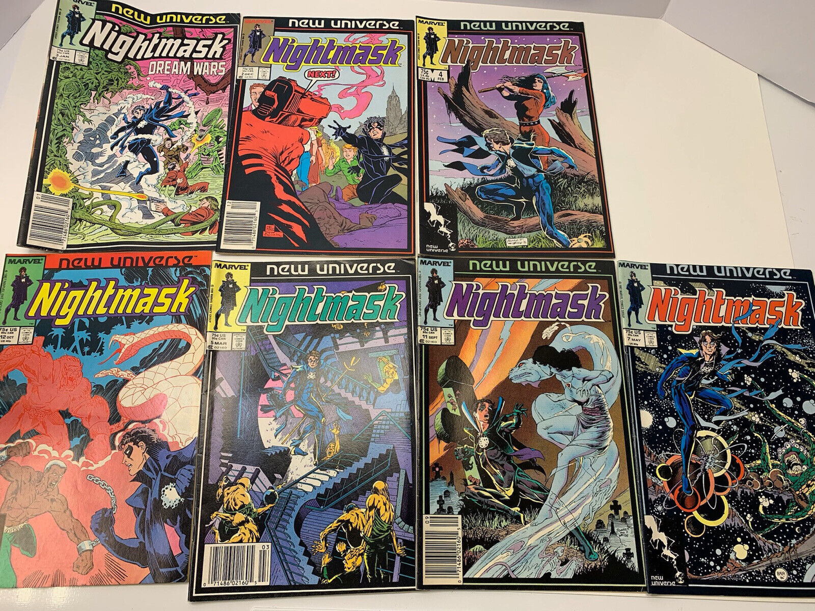 New Universe Nightmask Lot of 7 Good condition