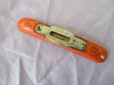 VINTAGE STANLEY NO 38 OIL BURNER LEVEL 6" LONG WITH GOOD BUBBLE