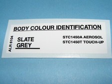 range rover classic colour decal  slate grey  3.9 softdash and lse