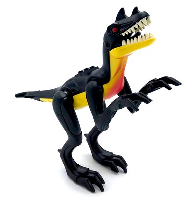 black lego dinosaur