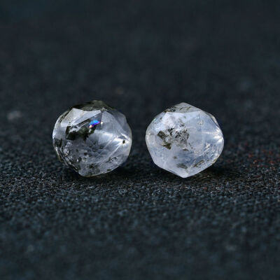 Seven-faceted Loose Beads Zircon Faceted Faceted Biotite Energy Crystal Jewelry
