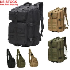 25-35L Military Tactical Backpack Rucksack Camping Hiking Bag Outdoor Travel