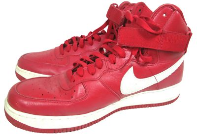 Nike Air Force 1 Nai Ke Leather Red China Basketball  display picture 1