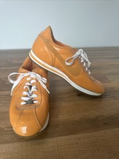 Nike 2001 Cortez 72 Naranja Brillante Charol Tenis Mujer 10698039 De Colección