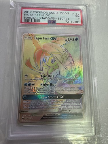Tapu Fini-GX graded PSA 7 for sale on eBay