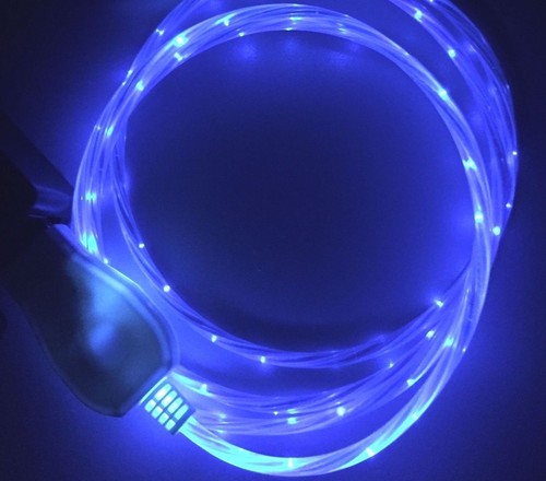 LED LIGHT-UP USB Charge Cable charger FOR ALL MICRO-C TYPE REVERSIBLE PHONES - Picture 17 of 26